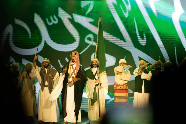 احتفالات متنوعة أقامها القادسية بمناسبة اليوم الوطني (نادي القادسية) 