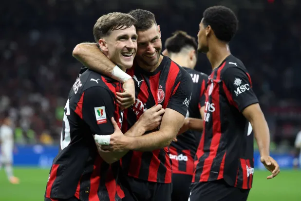 ميلان يستعد لمشاركة إنتر ميلان في ملعب جديد (إ.ب.أ)