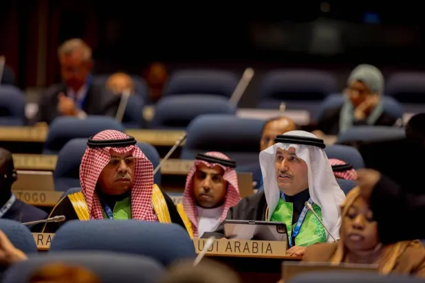 الجاسر مترئساً الوفد السعودي رفيع المستوى في افتتاح أعمال الجمعية العمومية لـ«الإيكاو» (واس)