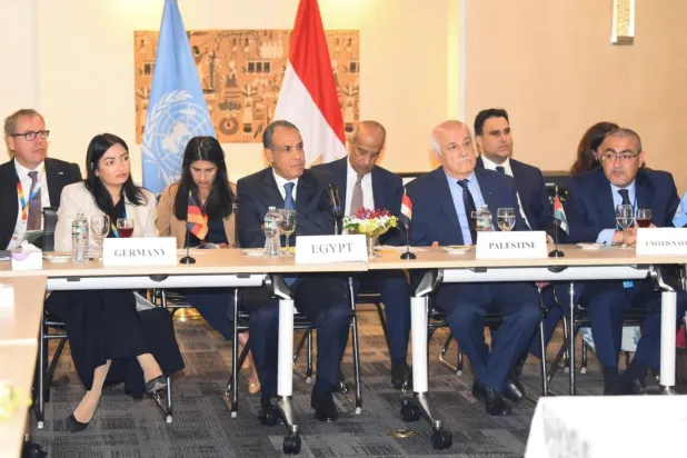 بعثة مصر في الأمم المتحدة تستضيف اجتماعاً لإعادة إعمار غزة (الخارجية المصرية) 