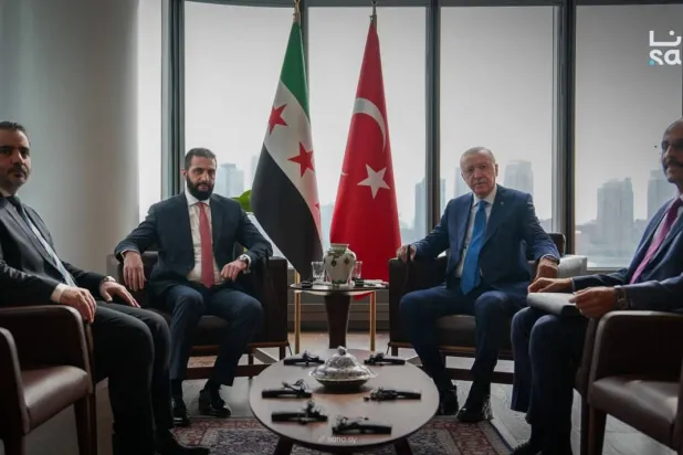 إردوغان يلتقي الشرع على هامش اجتماعات الجمعية العامة للأمم المتحدة