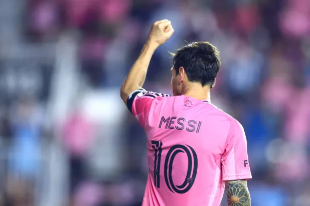 الأرجنتيني ليونيل ميسي نجم إنتر ميامي (أ.ف.ب) 