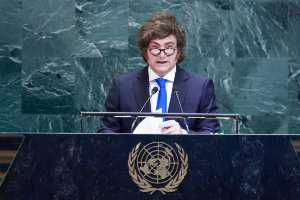 الرئيس الأرجنتيني خافيير ميلي (إ.ب.أ)