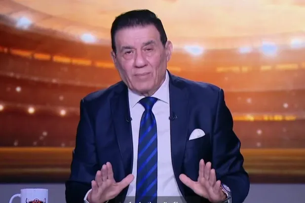 مدحت شلبي خلال برنامجه الرياضي (إم بي سي مصر 2 على «فيسبوك»)