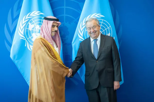 تأكيد سعودي - أممي على أهمية تعزيز العمل لمواجهة التحديات العالمية