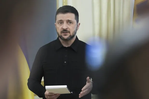 الرئيس الأوكراني فولوديمير زيلينسكي (إ.ب.أ)