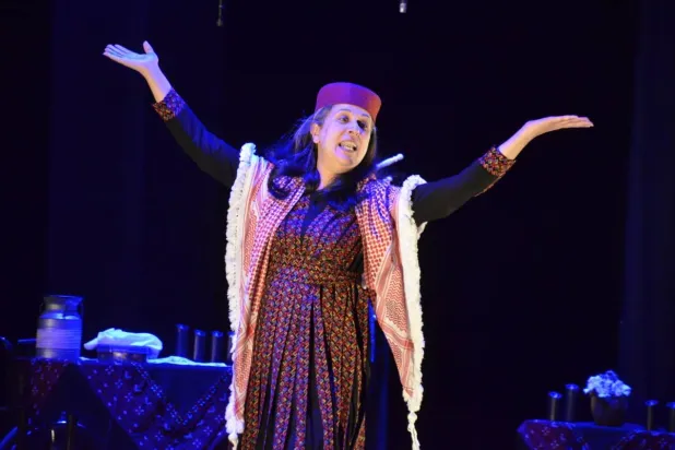 برعت الممثلة التونسية في تجسيد شخصية فاطمة (مهرجان إيزيس)