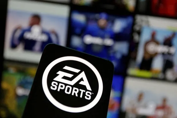 EA (Electronic Arts) Sports logo is seen in this illustration, August 10, 2022. (Reuters)