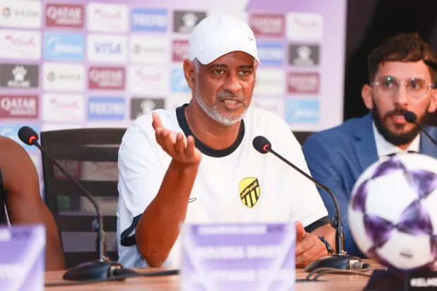 حسن خليفة مدرب فريق الاتحاد المؤقت (تصوير: عدنان مهدلي) 