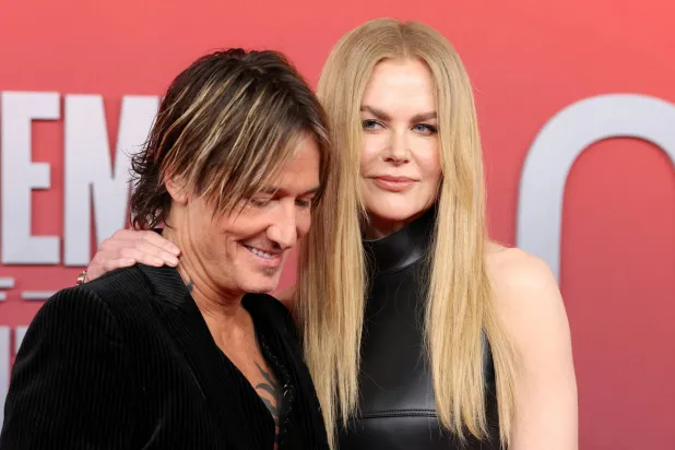 Nicole Kidman and Keith Urban attend the 60th Academy of Country Music (ACM) Awards in Frisco, Texas, US, May 8, 2025. (Reuters)