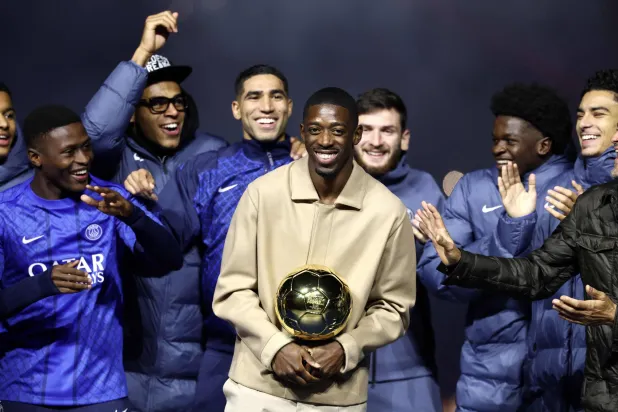 عثمان ديمبيليه يتقدم قائمة المصابين (أ.ف.ب)