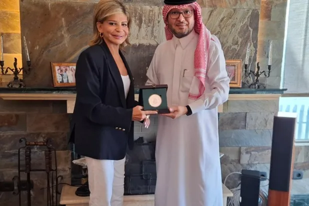 تكريم سعودي للبنانية مي شدياق