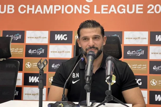 ناصيف البياوي مدرب النهضة العماني (الشرق الأوسط) 