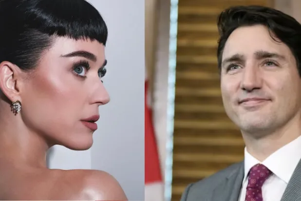 رئيس الحكومة الكندية السابق جاستن ترودو والمغنية الأميركية كيتي بيري (رويترز– إنستغرام)