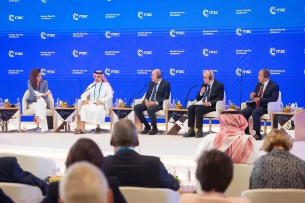 Opening of the Munich Security Conference Leaders’ Meeting with the participation of around 100 senior international leaders (Saudi Ministry of Foreign Affairs) 