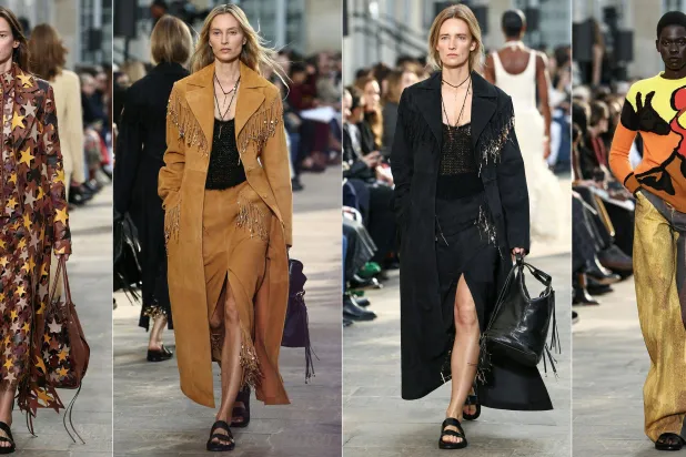 من عرض غابرييلا هيرست لربيع وصيف 2026 (أ.ف.ب)