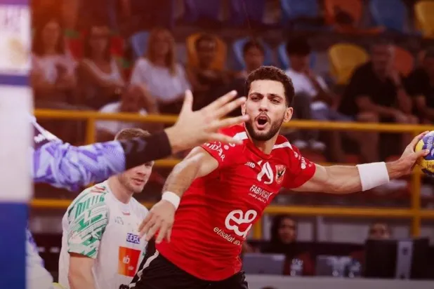 من مباراة الأهلي أمام ماغدبيرغ الألماني (النادي الأهلي)