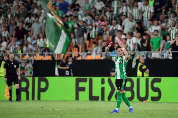 البرازيلي أنتوني لاعب ريال بيتيس الإسباني (أ.ف.ب)