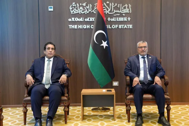 لقاء المنفي وتكالة (المجلس الرئاسي)