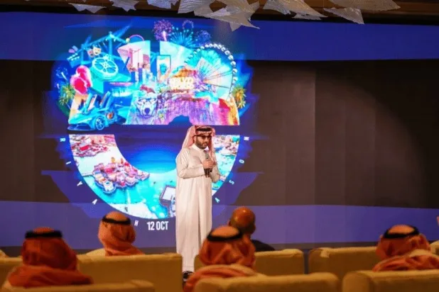 تركي آل الشيخ متحدثاً في المؤتمر الحكومي (إكس)