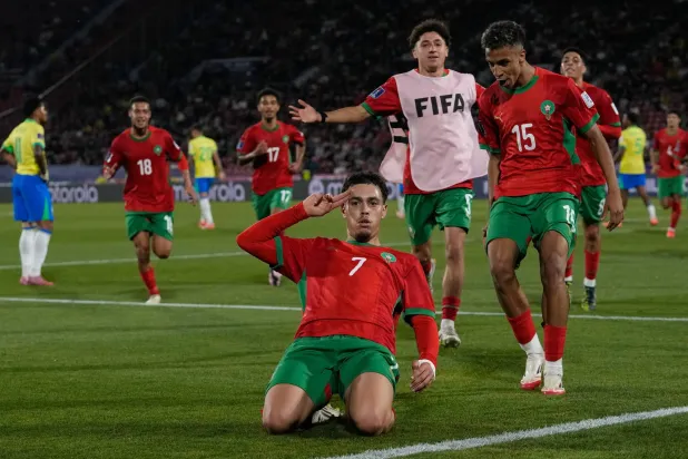 فرحة مغربية بعد التأهل (أ.ب)