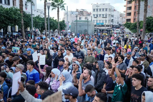احتجاجات الشباب المغربي تتواصل في عدة مدن لليوم التاسع على التوالي