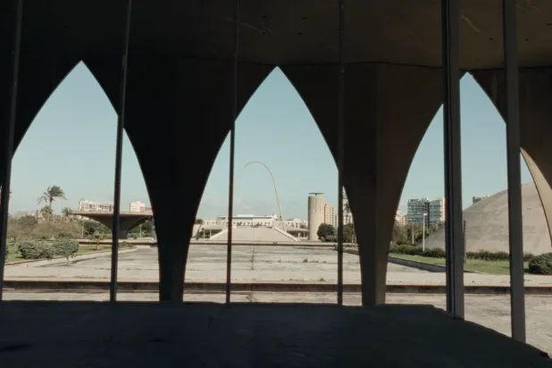 جانب من منشآت المعرض (الشرق الأوسط)