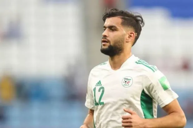 محمد أمين توغاي مدافع الترجي التونسي (منتخب الجزائر) 