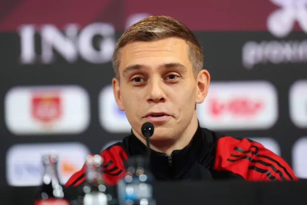 المهاجم البلجيكي لياندرو تروسار (أ.ف.ب)