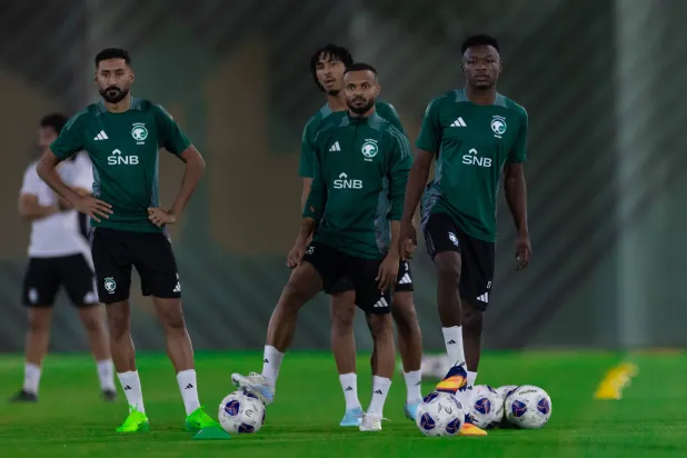 من استعدادات الأخضر للملحق الآسيوي (المنتخب السعودي)