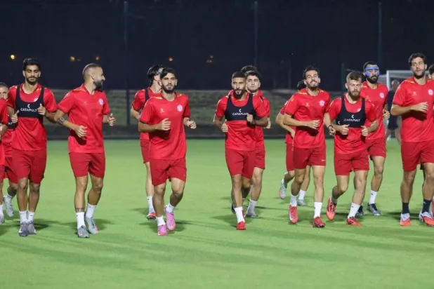من تحضيرات المنتخب اللبناني الأخيرة (الاتحاد اللبناني)