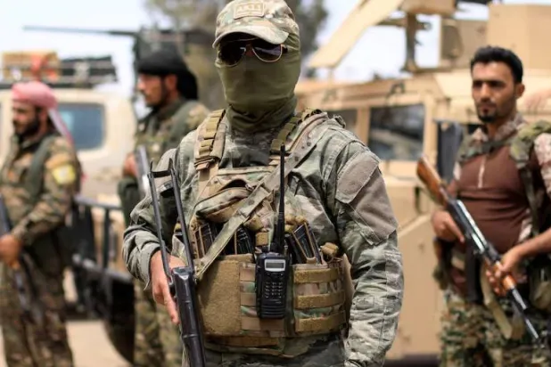 عناصر من «قسد»... (أرشيفية - رويترز)