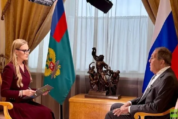 وزير الخارجية الروسي في حوار مع «روسيا اليوم»