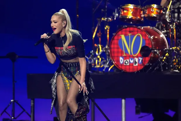 Gwen Stefani of No Doubt performs during the FireAid benefit concert in Inglewood, Calif., on Jan. 30, 2025. (AP)