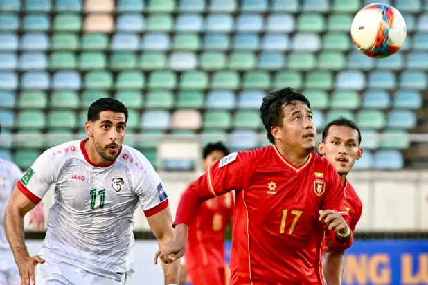 رفعت سوريا رصيدها إلى 12 نقطة من أربع مباريات في المجموعة الخامسة من الدور الثالث (أ.ف.ب)