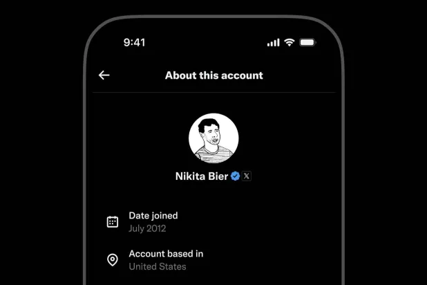 ميزة «حول هذا الحساب» تتوفر الأسبوع المقبل أولاً على حسابات فريق منصة «إكس» (إكس)