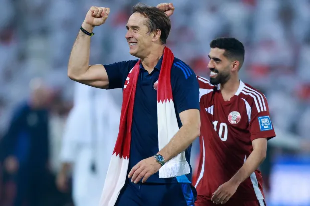 الإسباني خولن لوبتيغي مدرب منتخب قطر (أ.ف.ب)