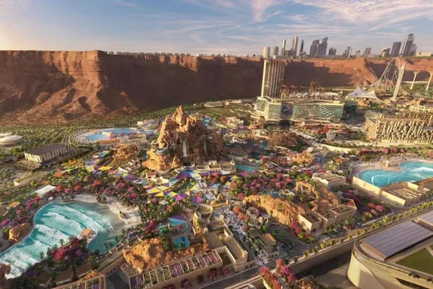 مشروع «أكواريبيا» في مدينة القدية (واس)