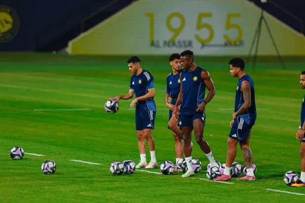 من تدريبات النصر الأخيرة (نادي النصر)