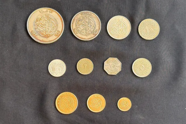 مجموعة من العملات النادرة تم اكتشافها بالإسكندرية (وزارة السياحة والآثار)
