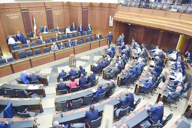 
أرشيفية لإحدى جلسات البرلمان اللبناني (إعلام مجلس النواب)