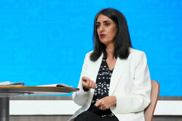  Fas Ekonomi ve Maliye Bakanı Nadia Fettah Alaoui Washington'da bir toplantıda (Reuters)