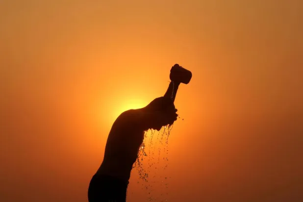 The upcoming UN climate summit in Brazil 'is the moment for world leaders to look at climate action as action against poverty,' the UN says. Mukesh GUPTA / AFP/File
