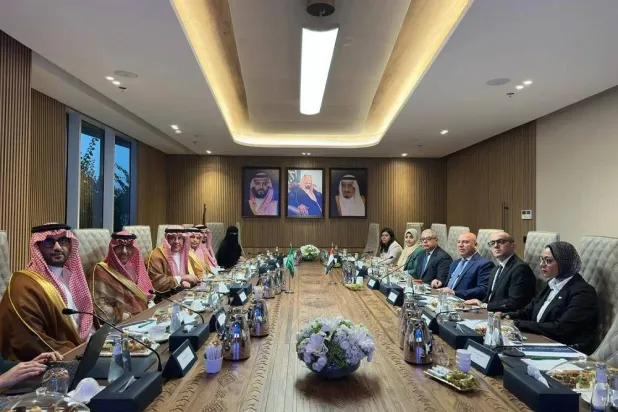 The secretariats of the Saudi-Egyptian Supreme Coordination Council held their second meet in Riyadh. (Saudi Foreign Ministry)