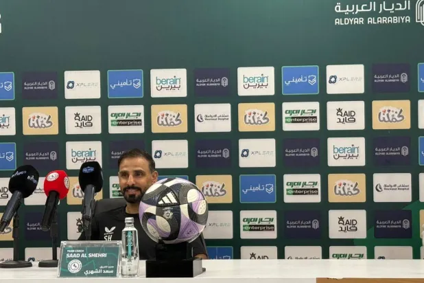 سعد الشهري المدير الفني لفريق الاتفاق (الشرق الأوسط)