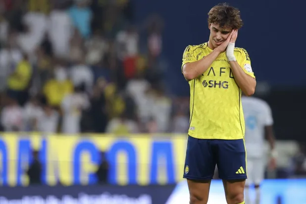 فيلكس سجل هاتريك في شباك الفتح (تصوير: عبد العزيز النومان)