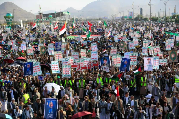 الحوثيون متهمون بتجريف الثقافة اليمنية واستجلاب هوية ذات طابع طائفي (أ.ف.ب)