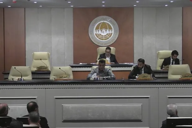 من جلسة مجلس النواب الليبي في بنغازي الاثنين (قناة المجلس)