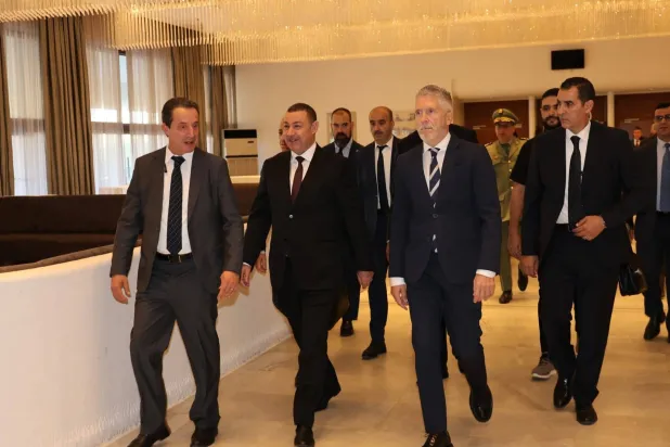 وزيرا الداخلية الجزائري والإسباني (الداخلية الجزائرية)