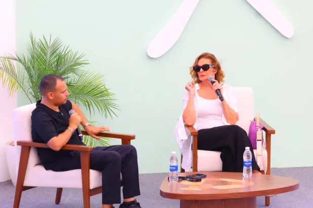 يسرا خلال جلستها الحوارية بالجونة السينمائي  (مهرجان الجونة)